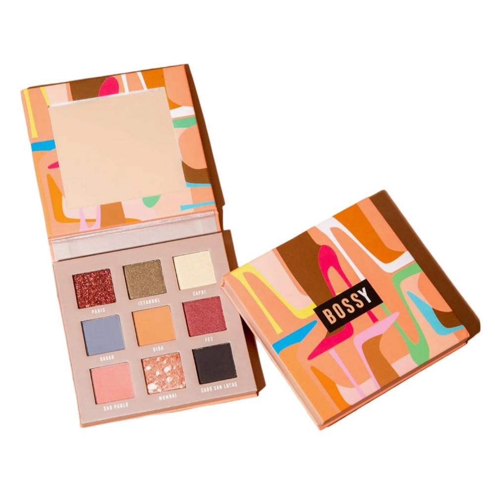 NWT Bossy Cosmetics Style Meets Substance Eyeshadow Palette Made in Italy
